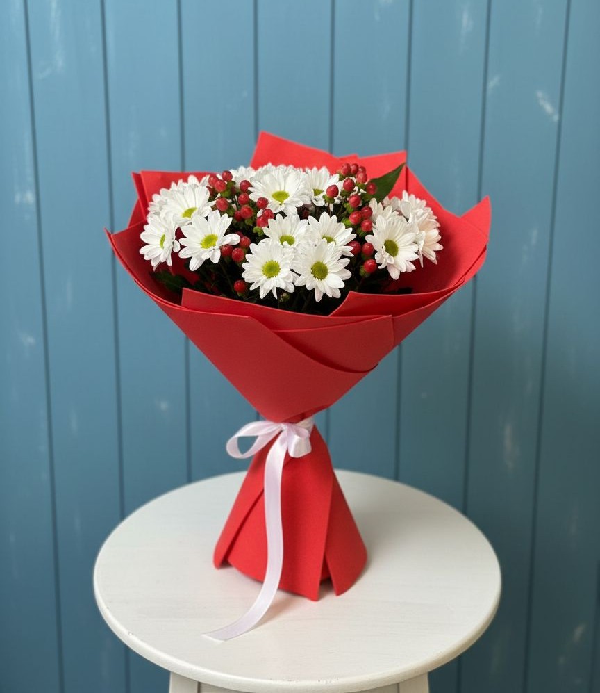 Букет цветов из: Хризантемы в Прохладном