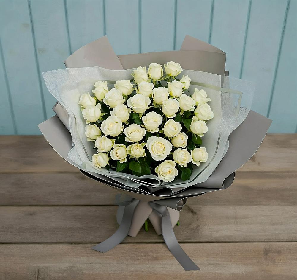 Букет Белоснежная нежность в Прохладном