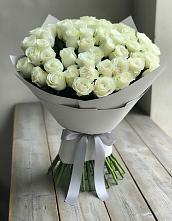 Букет 35 Белых роз #REPLACE_PRED# Прохладном