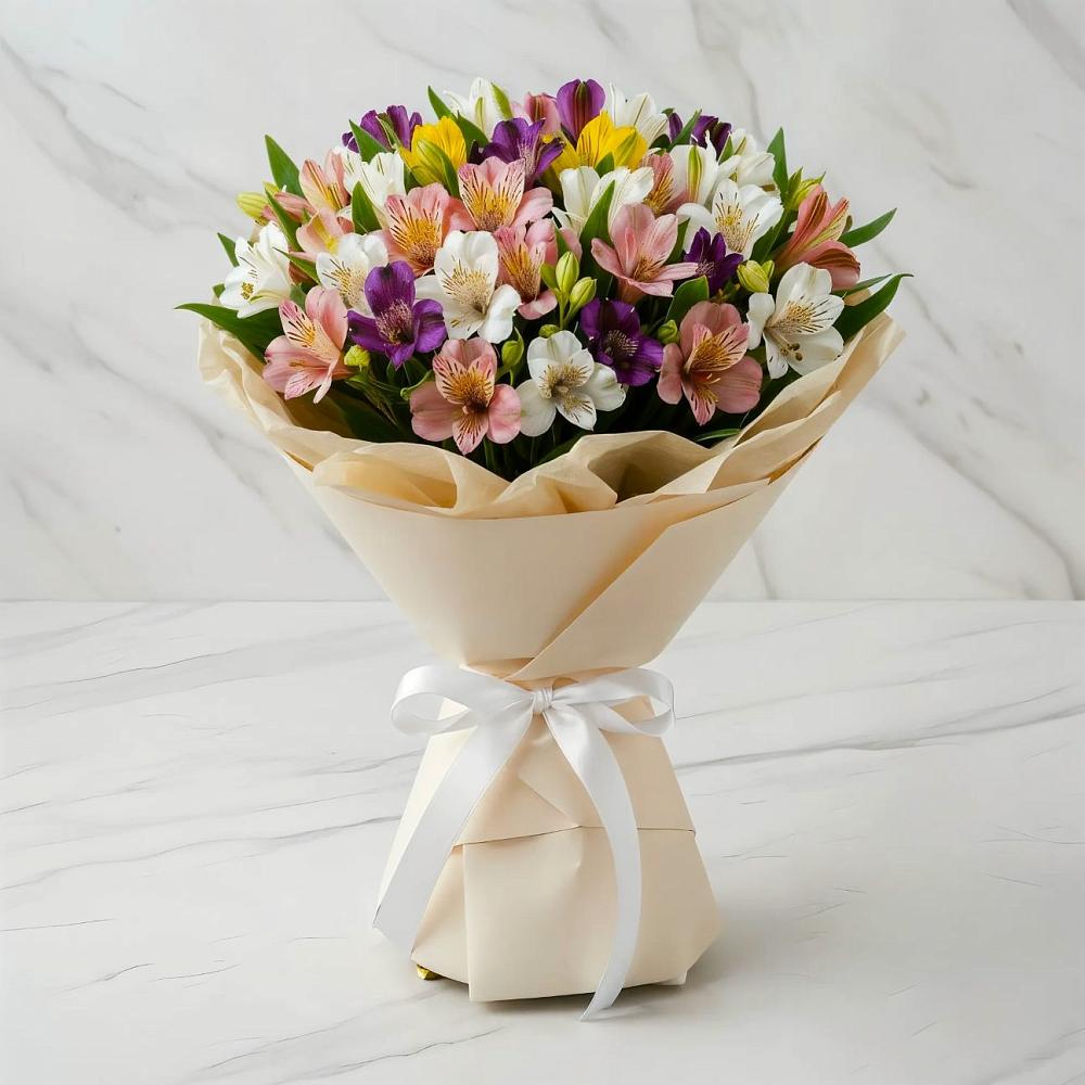 Букет цветов из: Альстромерии в Прохладном