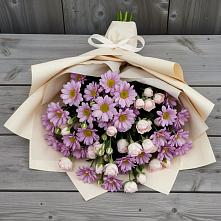 Букет цветов из:  Розы и Хризантемы в Прохладном