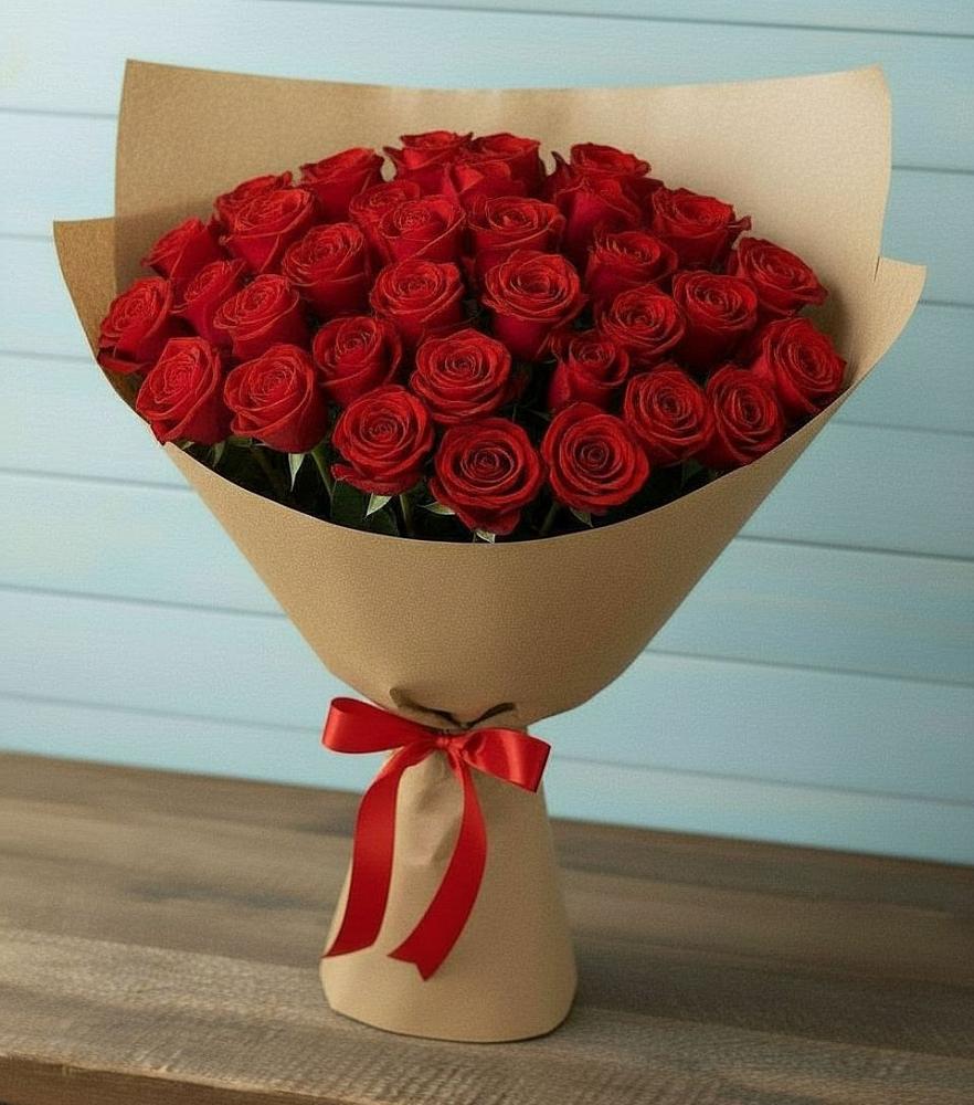 Букет Красные розы Милано в Прохладном