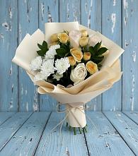 Букет цветов из:  Розы и Хризантемы в Прохладном