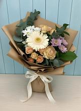 Букет цветов из:  Герберы и Хризантемы в Прохладном