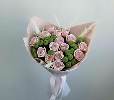 Букет цветов из:  Розы и Хризантемы #REPLACE_PRED# Прохладном