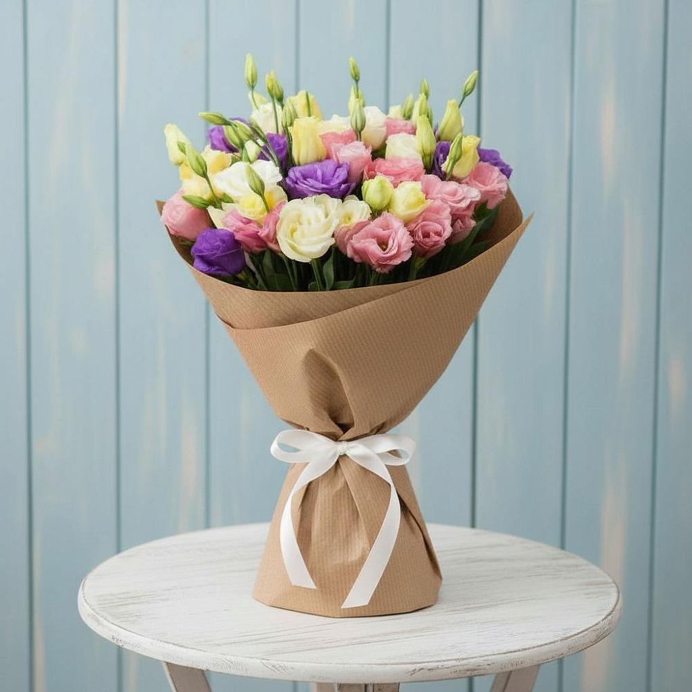 Букет цветов из: Лизиантусы в Прохладном