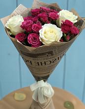 Букет цветов из:  Розы #REPLACE_PRED# Прохладном