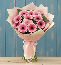 Букет цветов из:  Герберы #REPLACE_PRED# Прохладном