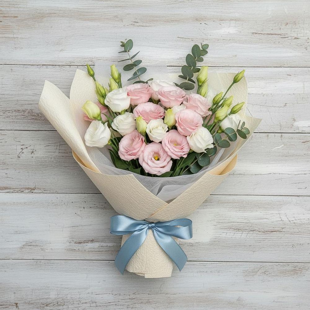 Букет цветов из: Лизиантусы в Прохладном